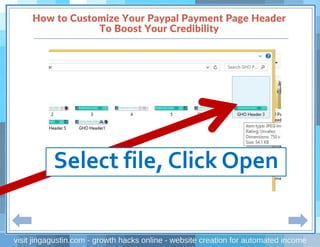 Select file, Click Open
 