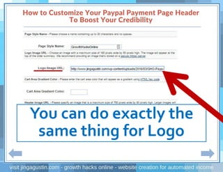 You can do exactly the
same thing for Logo
 