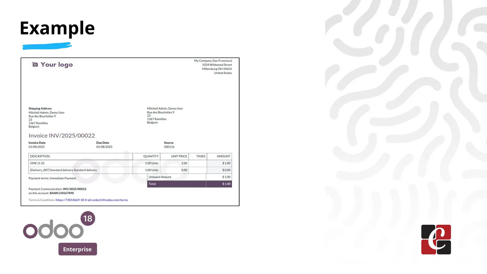 Enterprise
Example
 