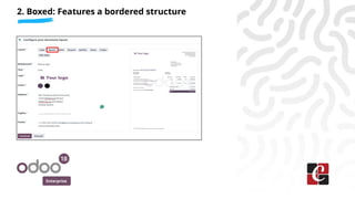 Enterprise
2. Boxed: Features a bordered structure
 