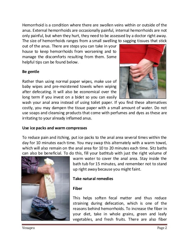 Safe And Effective Home Treatment Options For Hemorrhoids