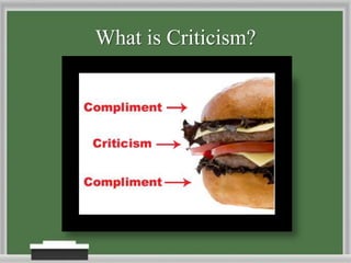 What is Criticism?