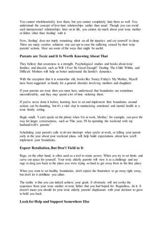 How to deal with toxic parents in the 21st century (A guide from www ...