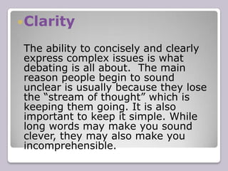 SpeedIt is vital to talk at a pace which is fast enough to sound intelligent and allow you time to say what you want, but slow enough to be easily understood