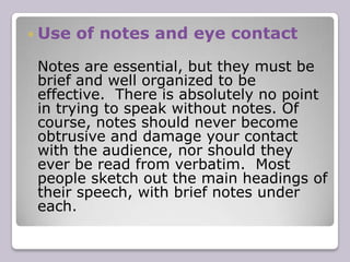 Tone Varying tone is what makes you sound interesting.  Listening to one tone for an entire presentation is boring.