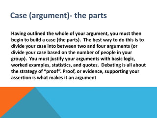 How to debate | PPTX