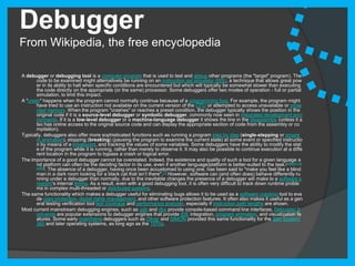 How to debugging | PPT