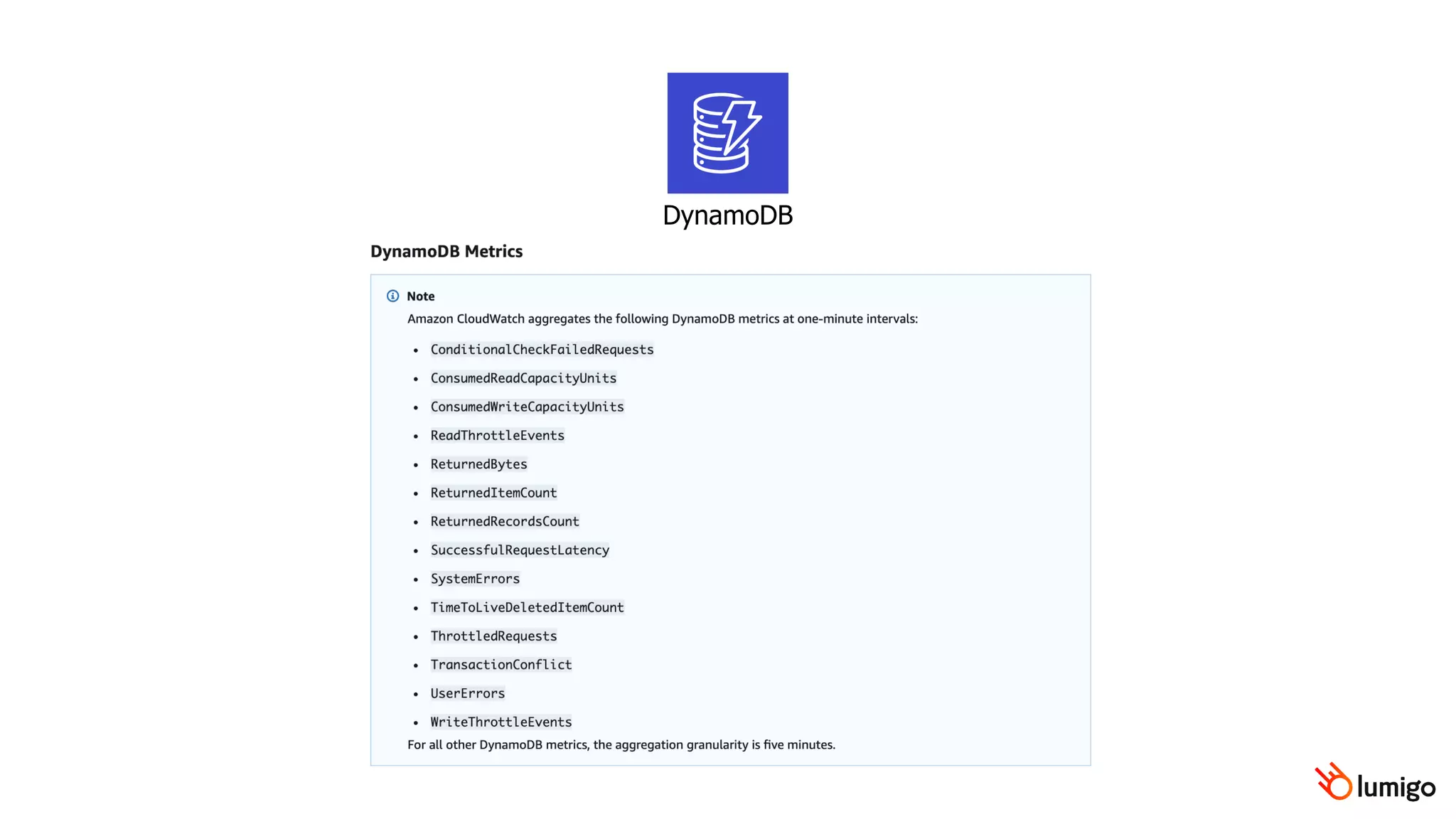DynamoDB
 