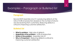 How to define business problem statement | PPTX