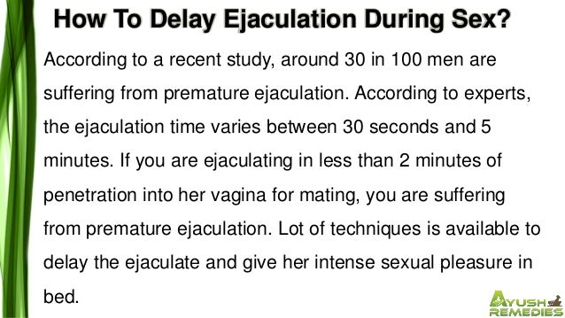 How To Delay Sex 93