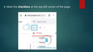  Mark the checkbox at the top left corner of the page.
 