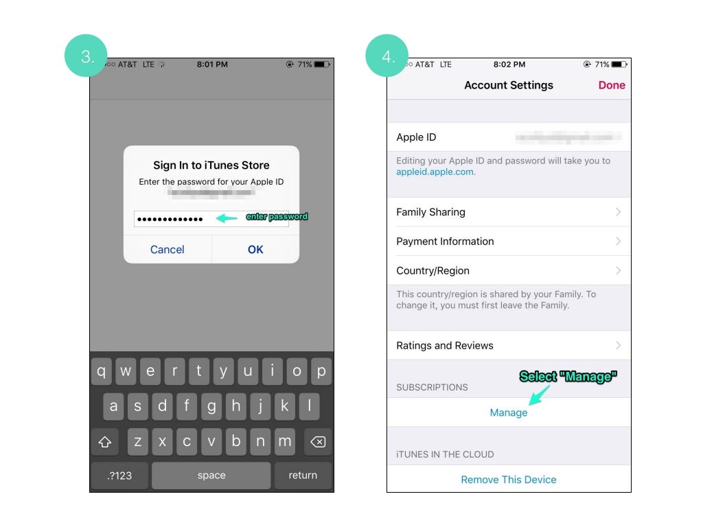 How to cancel Apple Music on iOS