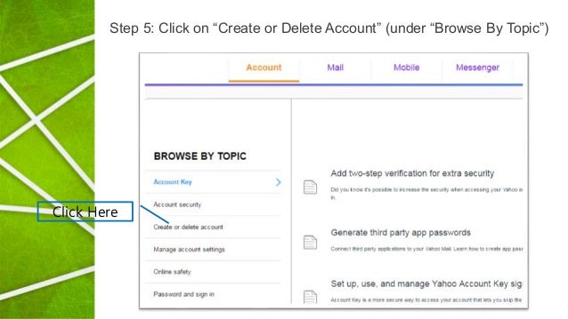 How to delete yahoo mail permanently +18447739313