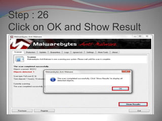 Step : 26
Click on OK and Show Result
 