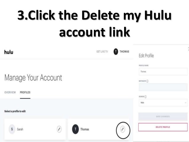 How to delet hulu account? - Hulu Forgot Password
