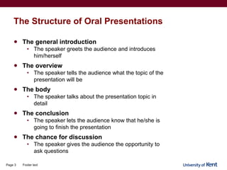 How to deliver successful academic presentations | PDF