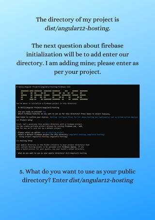 How to deploy angular 12 application using firebase hosting | PDF