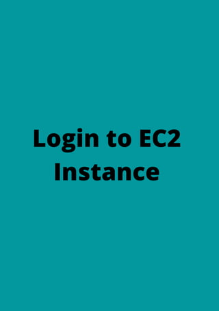 How to deploy laravel application on aws ec2 | PDF