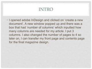 Dvp Indesign How to design a dps in in design | PPTX | Desktop Publishing | Computer ...