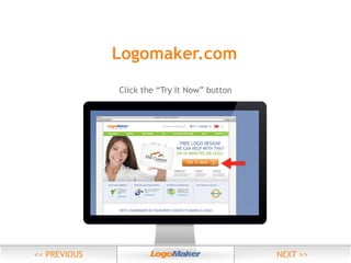 Logomaker.com
Click the “Try It Now” button

 