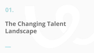 The Changing Talent
Landscape
01.
 