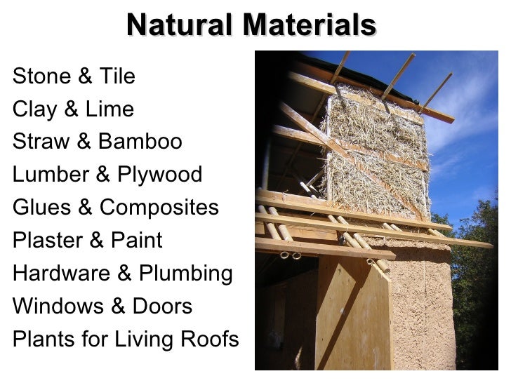 How To Design & Build With Local Materials