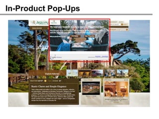 In-Product Pop-Ups
 