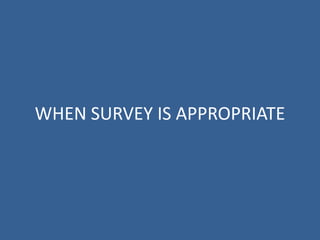 How to design effective online surveys