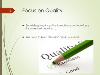 How to design a universal incentive system for a manufacturing company ...