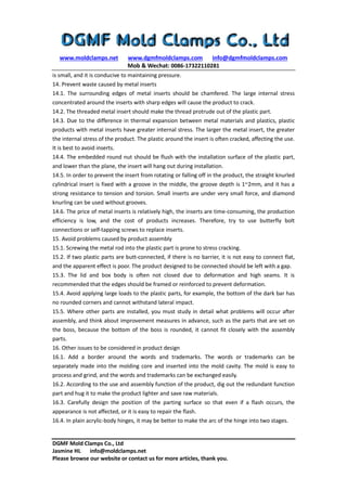 How to design injection molding product? | PDF