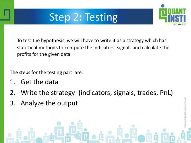 Trading strategies using r
