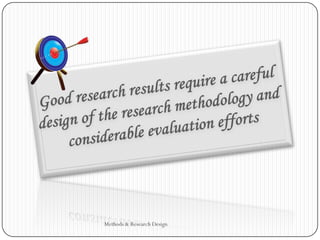 Methods & Research Design
 
