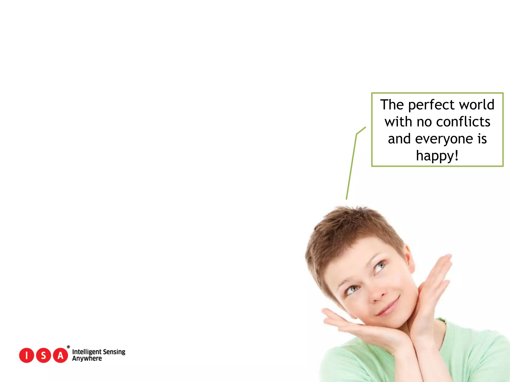 171
The perfect world
with no conflicts
and everyone is
happy!
 