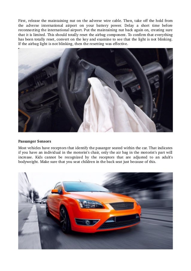 How to detect airbag faults and crash data removal