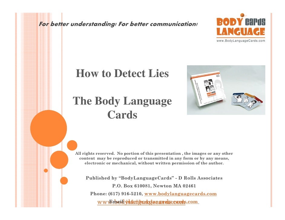 How to detect lies