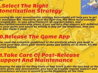 How to developed Game.