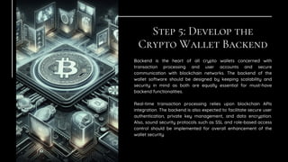 How to Develop a Custom Crypto Wallet A Step-by-Step Guide | PPT