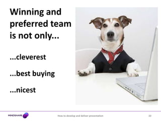 Our routineBreathing and living mediaCreate presentations to communicate our ideas, strategies, results...20How to develop and deliver presentation