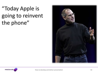 Your audience should be allowed to ask questions without fear of being cut off DELIVERING349How to develop and deliver presentation