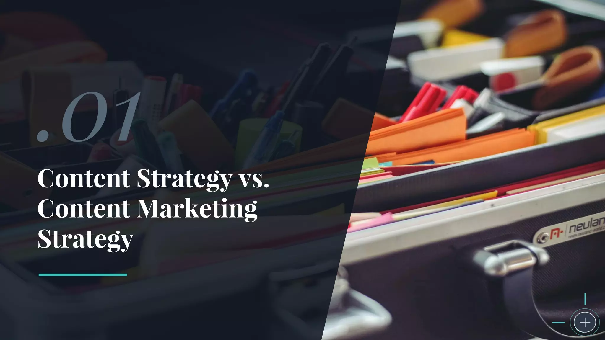 Content Strategy vs.
Content Marketing
Strategy
.01
 