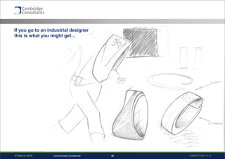 27 March 2015 S3908-P-651 v1.030Commercially Confidential
If you go to an industrial designer
this is what you might get…
 