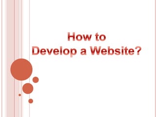 How to Develop a Website