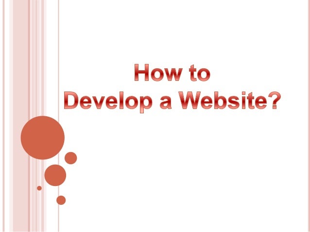 How to Develop a Website
