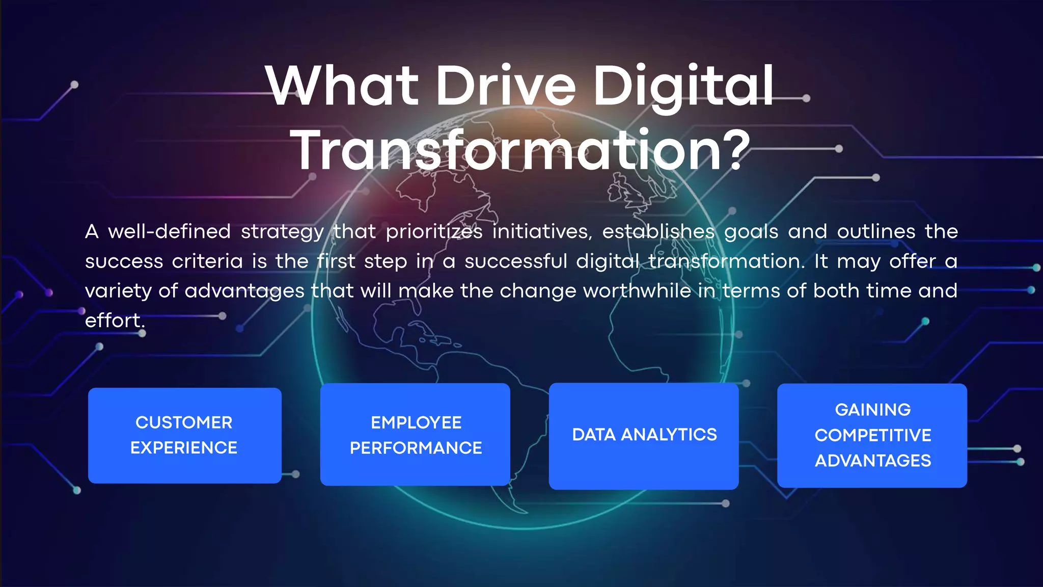 HOW TO DEVELOP A WINNING DIGITAL TRANSFORMATION STRATEGY