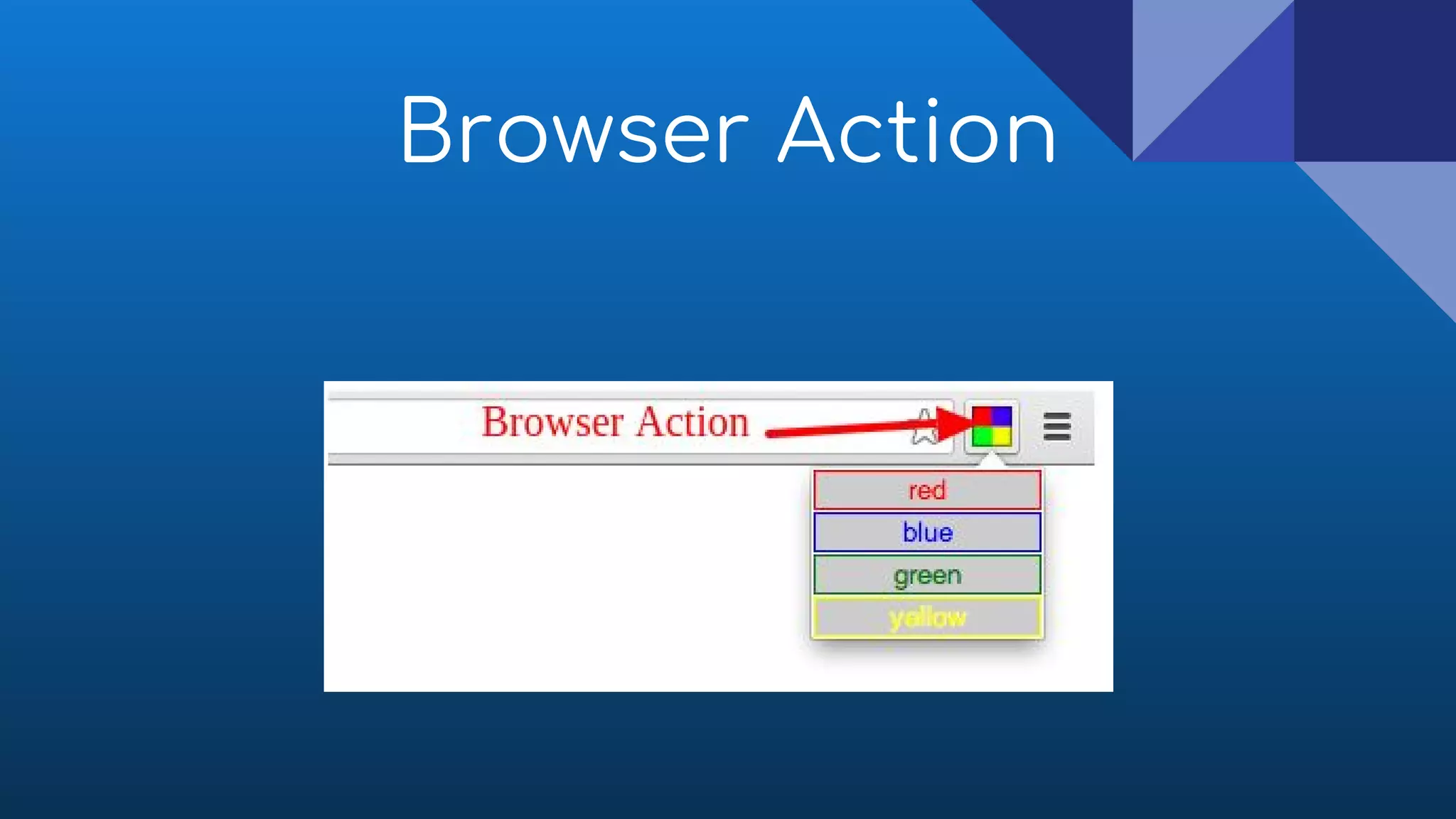 Browser Action
 