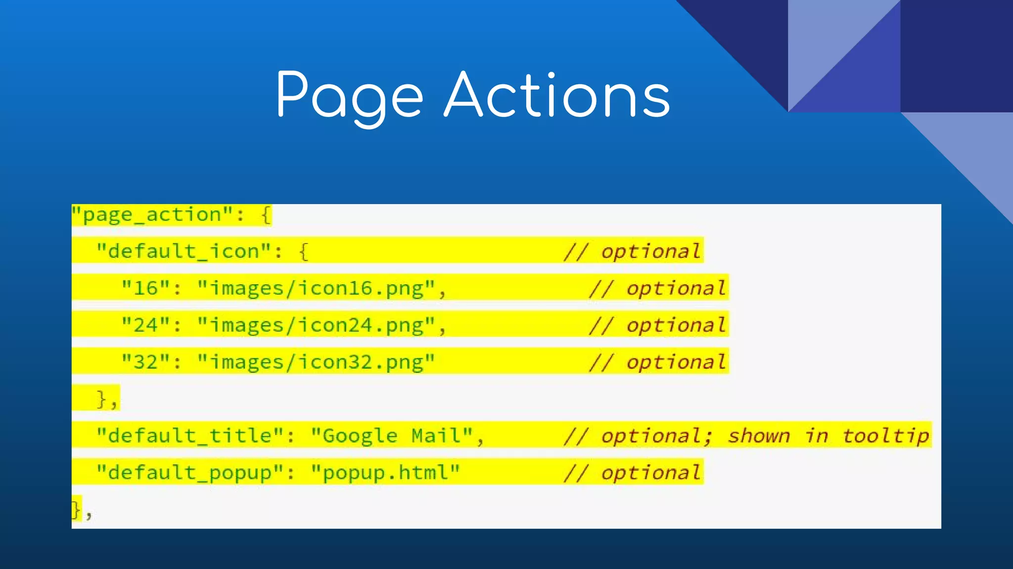 Page Actions
 