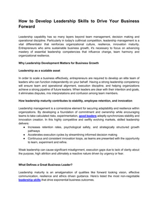 How to Develop Leadership Skills to Drive Your Business Forward.pdf