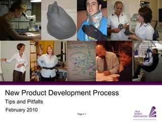 New Product Development Process Tips and Pitfalls   February 2010 