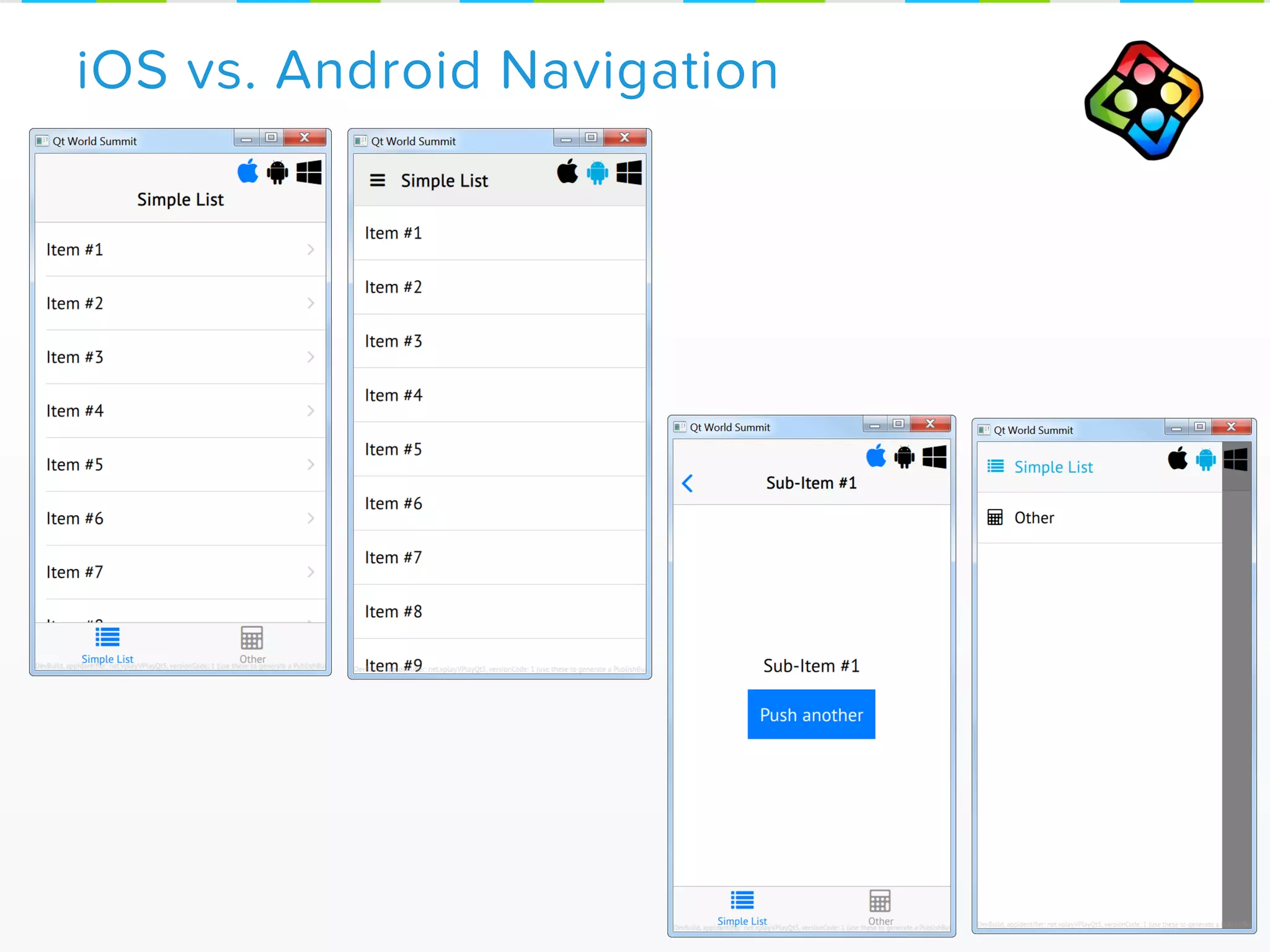 iOS vs. Android Navigation
 