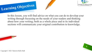 How to Develop Writing Skills | PPTX
